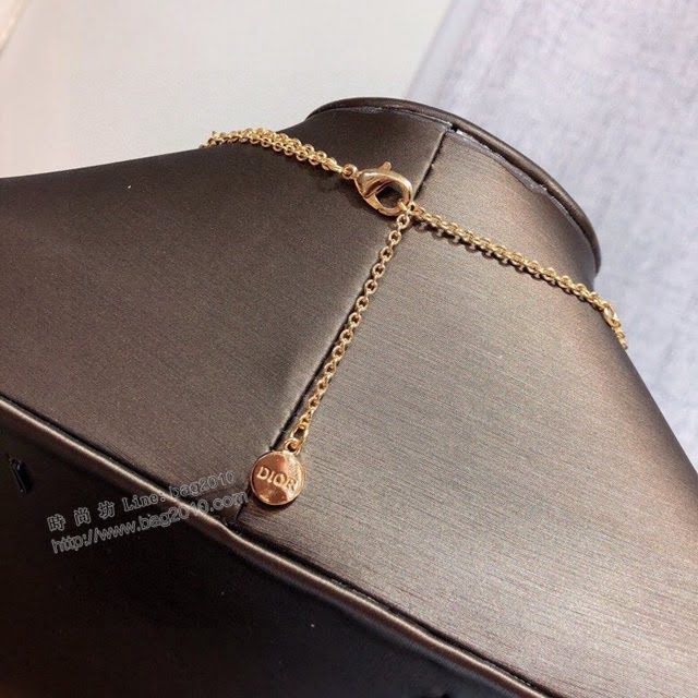Dior飾品 迪奧經典熱銷款星星桃心四葉草雙層項鏈  zgd1422